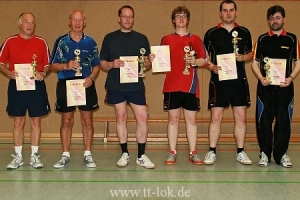 Die Sieger der  Einzelmeisterschaft 2009
